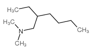 2-ethyl-N,N-dimethylhexan-1-amine结构式