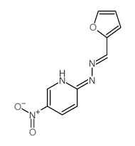 2-Furancarboxaldehyde,2-(5-nitro-2-pyridinyl)hydrazone结构式