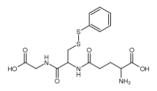 S-o-nitrophenylsulphenyl-glutathione结构式