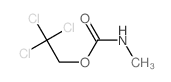 Ethanol,2,2,2-trichloro-, methylcarbamate (9CI)结构式