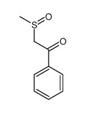 2-(Methylsulfinyl)acetophenone结构式