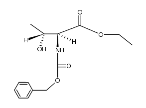 N-Cbz-threonine ethyl ester结构式