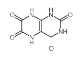 2,4,6,7(1H,3H)-Pteridinetetrone,5,8-dihydro-结构式
