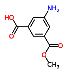 5-氨基间苯二甲酸单甲酯结构式