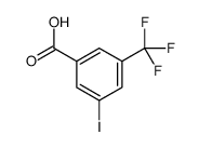 3-iodo-5-(trifluoromethyl)benzoic acid结构式