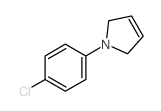 1H-Pyrrole,1-(4-chlorophenyl)-2,5-dihydro-结构式