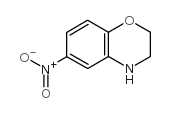 6-硝基-3,4-二氢-2H-1,4-苯并噁嗪结构式