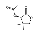 (R)-2-acetoxy-3,3-dimethyl-γ-butyrolactone结构式