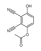 (2,3-dicyano-4-hydroxyphenyl) acetate结构式