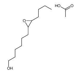 acetic acid,6-(3-butyloxiran-2-yl)hexan-1-ol结构式
