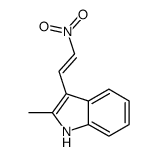 (E)-2-甲基-3-(2-硝基乙烯基)-1H-吲哚结构式