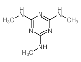 1,3,5-Triazine-2,4,6-triamine,N2,N4,N6-trimethyl-结构式