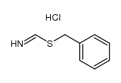 thioformimidic acid benzyl ester, hydrochloride结构式