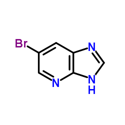 6-溴-4氢-咪唑并[4,5-B]吡啶结构式