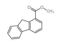 methyl 9H-fluorene-1-carboxylate结构式