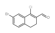 7-溴-1-氯-3,4-二氢萘-2-甲醛结构式