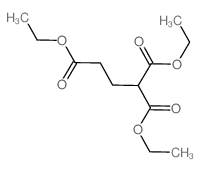 1,1,3-Propanetricarboxylicacid, 1,1,3-triethyl ester结构式