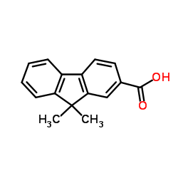 9,9-二甲基芴-2-甲酸结构式