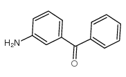 3-氨基苯基苯甲酮结构式