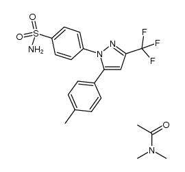 1:1 Celecoxib:DMA adduct结构式