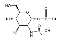 GlcNAc-1-P结构式