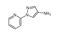 4-Amino-1-(2-pyridyl)pyrazole结构式