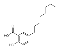 2-hydroxy-5-octylbenzoic acid结构式