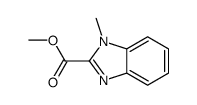 (9ci)-1-甲基-1H-苯并咪唑-2-羧酸甲酯结构式