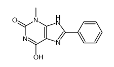 3-methyl-8-phenyl-7H-purine-2,6-dione结构式