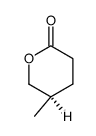 (R)-5-Methyltetrahydro-2H-pyran-2-one结构式