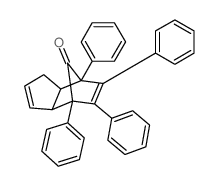 4,5,6,7-tetraphenyl-3a,4,7,7a-tetrahydro-4,7-methanoinden-8-one结构式