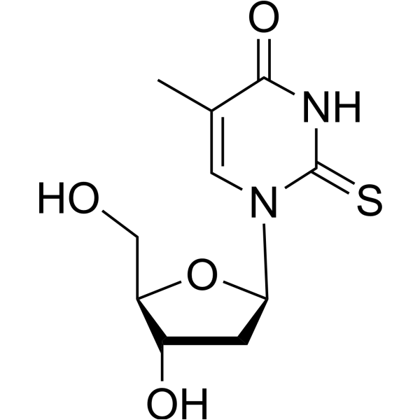 2-硫代-2'-脱氧胸苷结构式