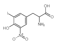 L-Tyrosine,3-iodo-5-nitro- (9CI)结构式
