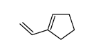 1-ethenylcyclopentene结构式