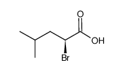 S-2-溴-4-甲基戊酸结构式