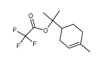 α-terpinyl trifluoroacetate结构式