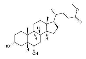 猪去氧胆酸甲酯结构式