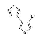 4-bromo-3,3'-bithiophene结构式