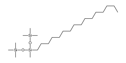 hexadecyl-methyl-bis(trimethylsilyloxy)silane结构式