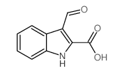 3-Formyl-1H-indole-2-carboxylic acid结构式