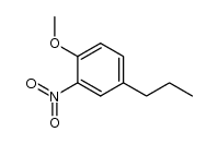 2-nitro-4-propyl-anisole结构式