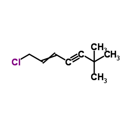 1-氯-6,6-二甲基-2-庚烯-4-炔结构式