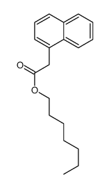heptyl 2-naphthalen-1-ylacetate结构式