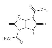 1,4-diacetyltetrahydroimidazo[4,5-d]imidazole-2,5(1H,3H)-dione结构式
