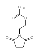 N-ACETOXYETHYL SUCCINIMIDE结构式