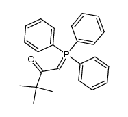(t-butylcarbonylmethylene)triphenylphosphorane结构式