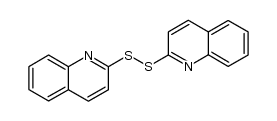bis(2-quinolinyl)-disulfide结构式