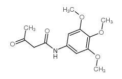 Butanamide,3-oxo-N-(3,4,5-trimethoxyphenyl)-结构式