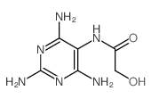 Acetamide,2-hydroxy-N-(2,4,6-triamino-5-pyrimidinyl)-结构式