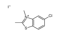 5-chloro-2,3-dimethyl-1,3-benzothiazol-3-ium,iodide结构式